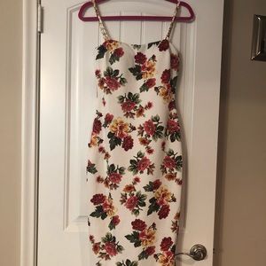 Flowered Midi / Bodycon
